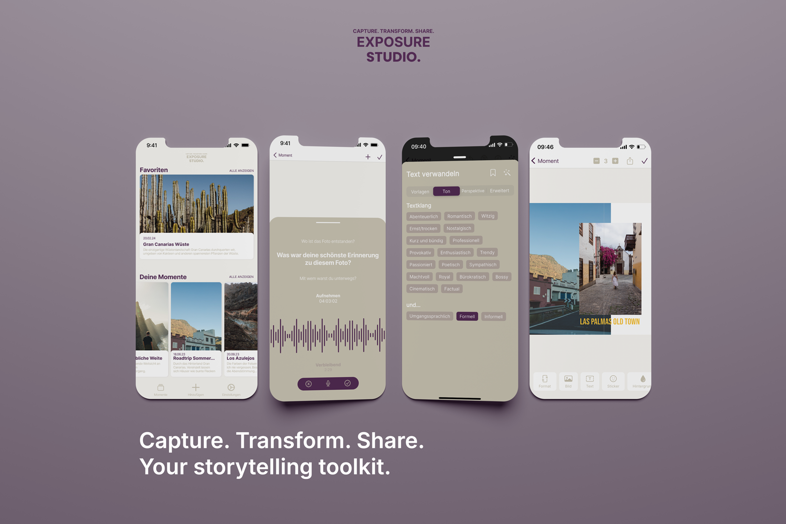 Exposure App: Visuelles Storytelling neu gedacht — Detail 2