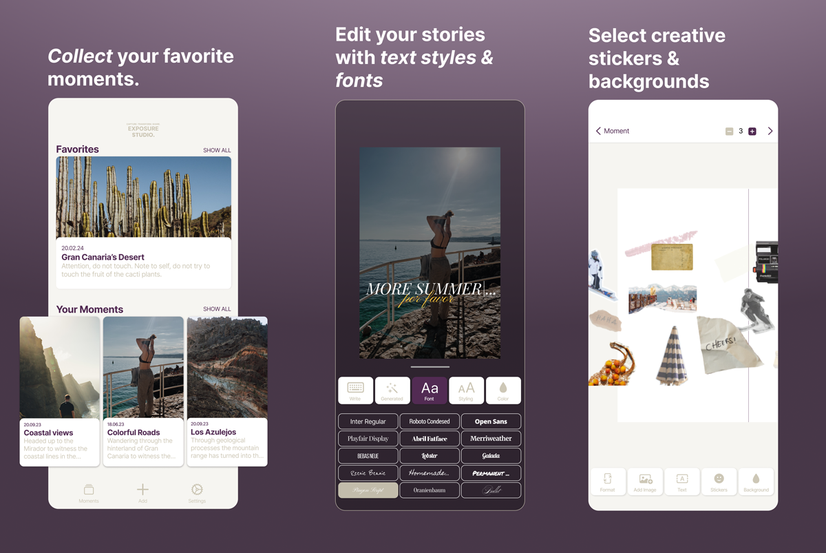 Exposure App: Visuelles Storytelling neu gedacht — Detail 5